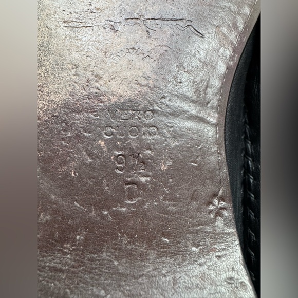 Santoni Made in Italy Black Leather Tassel Loafers – Men’s Size 9.5 D main image 10
